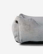 Chester & Lee | Fancy Corduroy Sleeper Dog Bed Gray