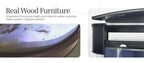 115 Gallon 3/4 Cylinder Glass Reef-Ready Aquarium Set in Tulum White