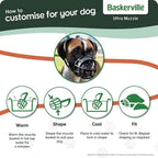 Baskerville Dog Ultra Muzzle Safe & Comfortable Soft Plastic Black Sizes 1 - 6