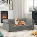 Elegant Rectangular Pet Bed for Small and Medium Dogs