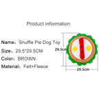 Pet Dog Snuffle Mat Pet Sniffing Training Toy Thin Burrito Design Blanket Fleece Pads Dog Mat Relieve Stress Dog Play Puzzle Toy