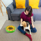Dog Puzzle Food Feeder Slow Feeding Bowl Interactive Toy Dog Treat Dispensing Toy for IQ Training Mental Enrichment For Small Medium Large Dog Cat