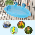 Bird Bath with Mirror Portable