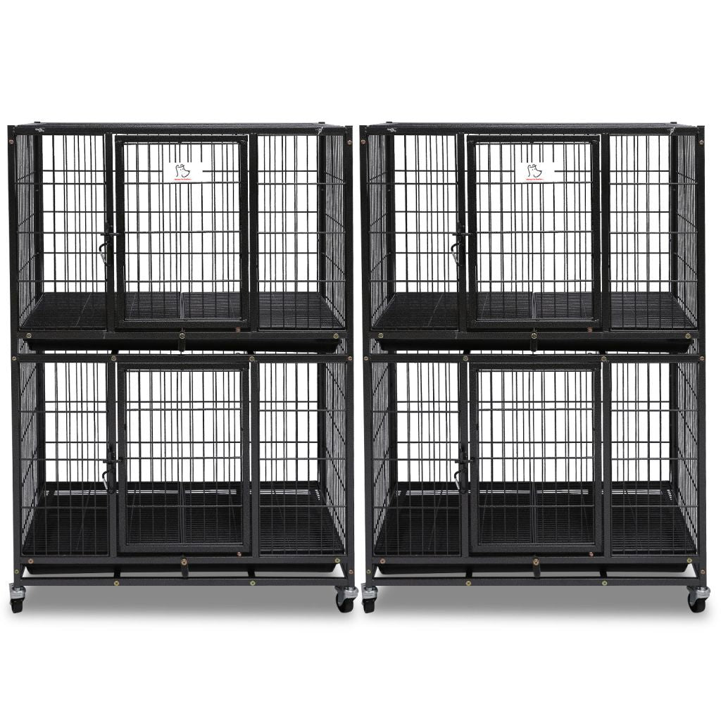 31" Two-Tier Dog Crate 46A