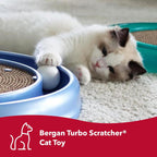 Bergan Turbo Scratcher Cat Toy 16" Interactive Track Ball Scratcher with Catnip