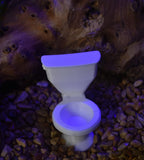 Chatelet Toilet Bowl Aquarium Decor | Funny Decorations for Shrimp & Fish Aquariums or Lizard Terrariums | Made in USA (Toilet Bowl)