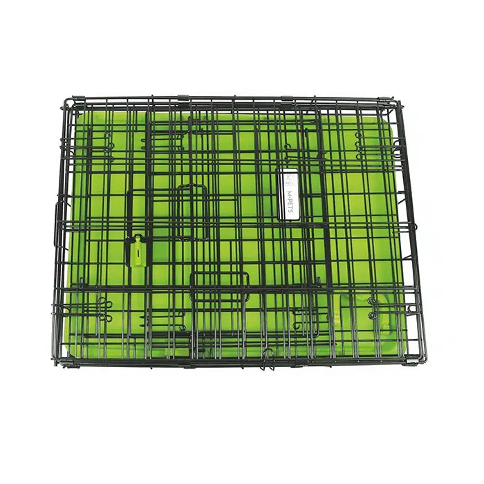 M-Pets Voyager Double Door Large Dog Crate Green 91x58x63cm