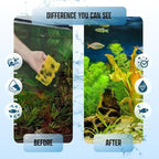Premium Aquarium Filter Media Pad - Cut-to-Fit Roll, Fresh and Saltwater Safe, Blue & Dye-Free Options, Made in USA (12 ft, Blue)