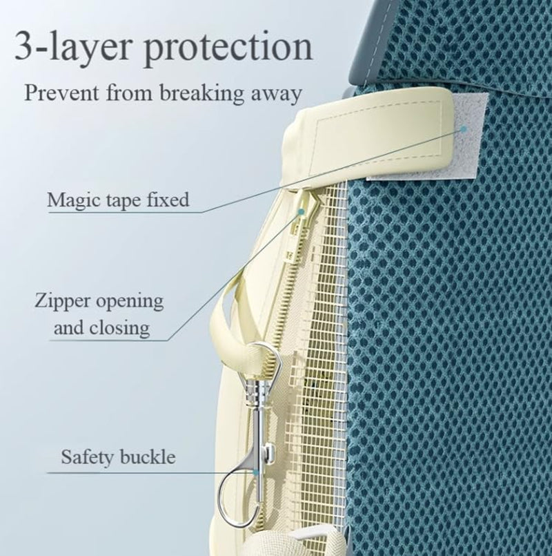 Breathable Dog Carrier Backpack Adjustable Chest Harness For Small Pets Portable Outdoor Cat Dog Travel Pack