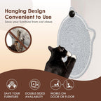Cat Scratcher Mat Natural Cotton Rope Cat Scratch Pad Round Horizontal Floor Cat Scratching Pads For Indoor Cats  Cat Furniture Protector For Wall Couch Carpets  Sofas