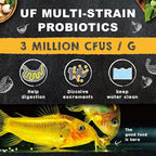 Ultra Fresh Bottom Feeder Fish Food, Sword Prawns, Natural Protein, Balanced Diet, for Catfish, Corydoras, Loaches, Tropical Shrimp Pie 4.94 Ounces
