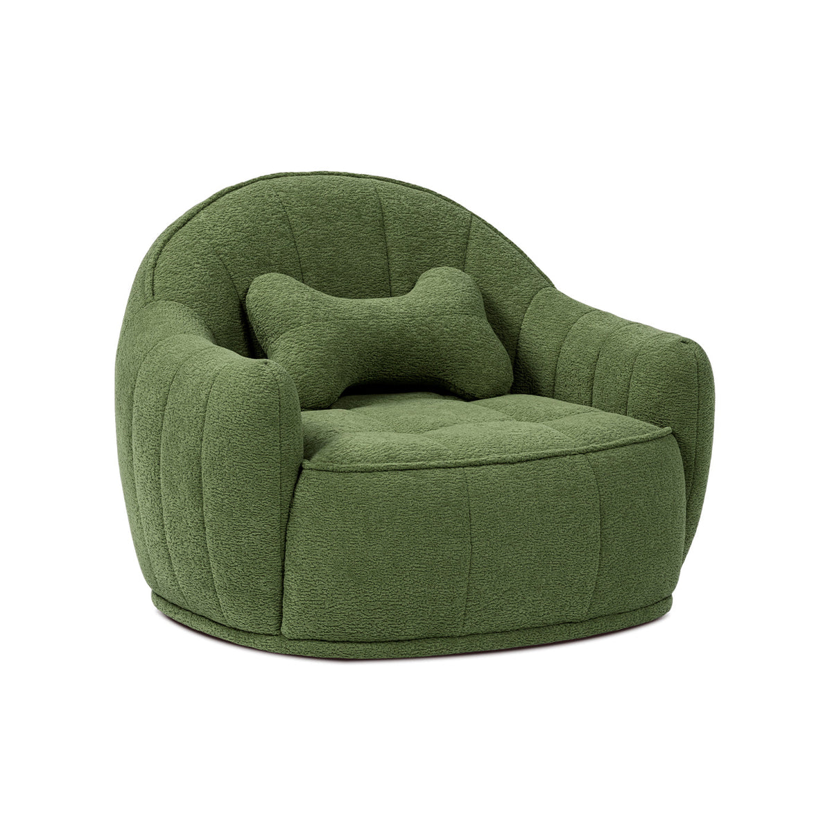 Louie 30.5" Dog Sofa Bed with Raised Armrests - Moss