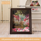 3D Mona Lisa Cat Scratcher with Removable Oil Painting Frame