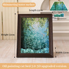 3D Mona Lisa Cat Scratcher with Removable Oil Painting Frame