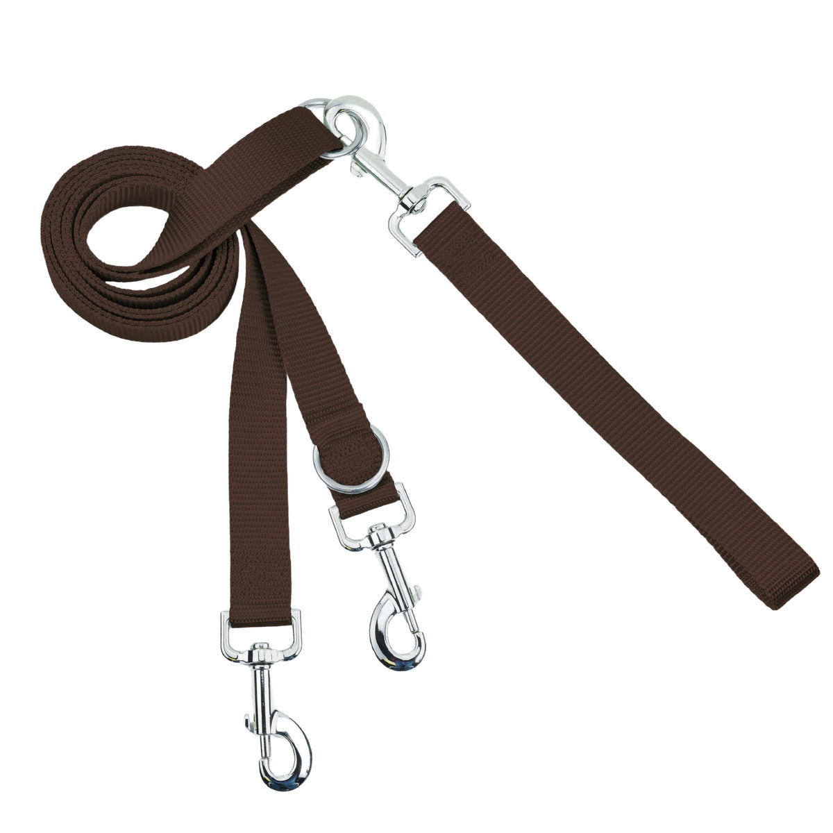 Euro Dog Leash Double Connection (Multiple Color Options)