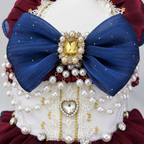 Handmade Luxury Dog Dress Royal Style Lace Tutu
