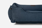 Chester & Lee | Fancy Corduroy Sleeper Dog Bed Graphite