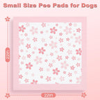 Dog & Small Pet Training Pads 22x22 Leak Proof Quick Dry 50 Count Pink