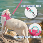 Escape Proof Cat Harness Leash Reflective Adjustable Vest Soft Breathable