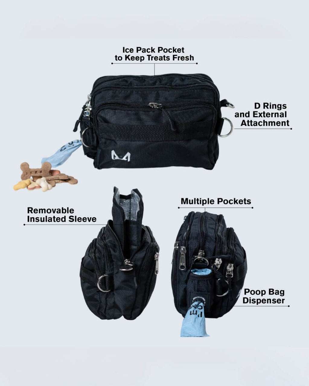 Dog Training Fanny Pack – Insulated & Hands-Free