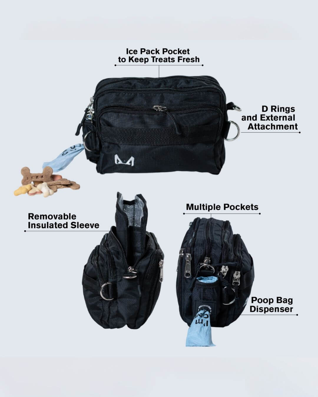 Dog Training Fanny Pack – Insulated & Hands-Free