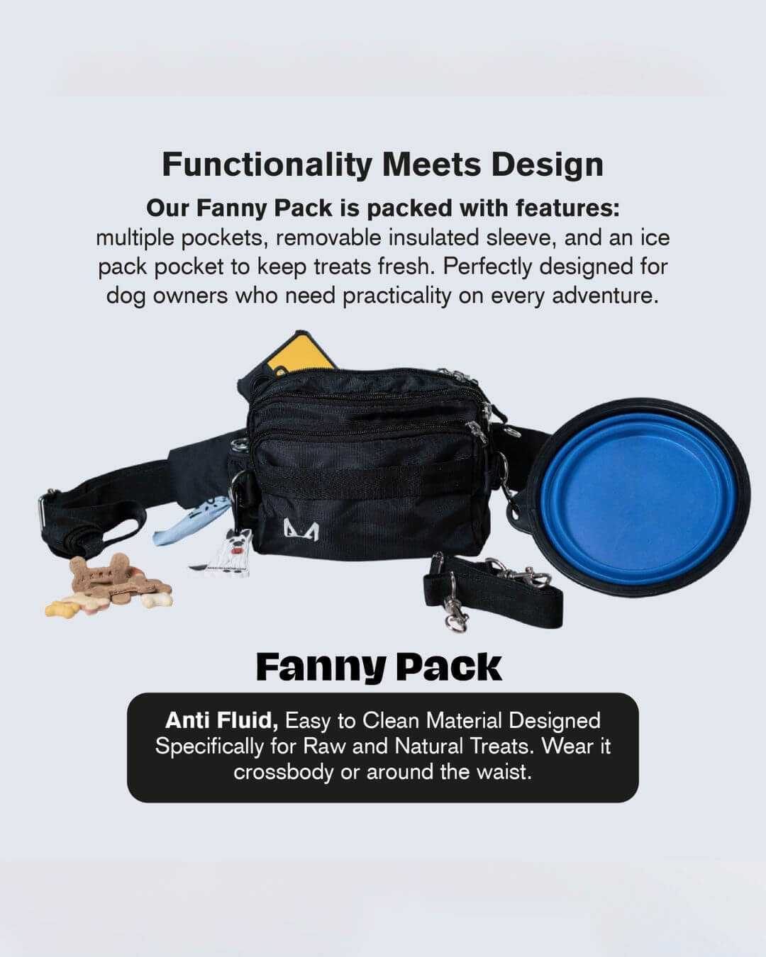 Dog Training Fanny Pack – Insulated & Hands-Free