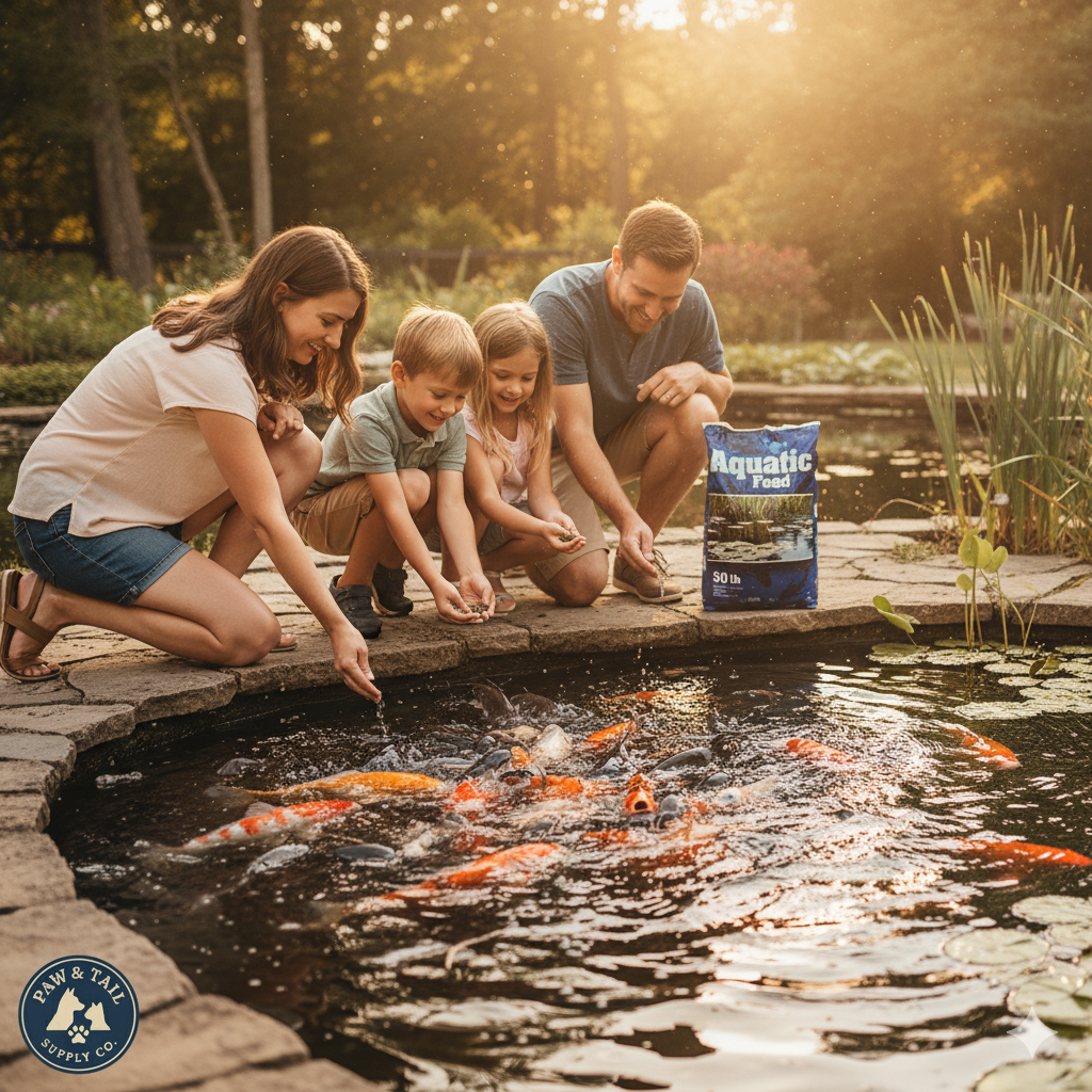 Aquatic Feed Catfish Floater Koi Fish Food 50lbs Floating Formula