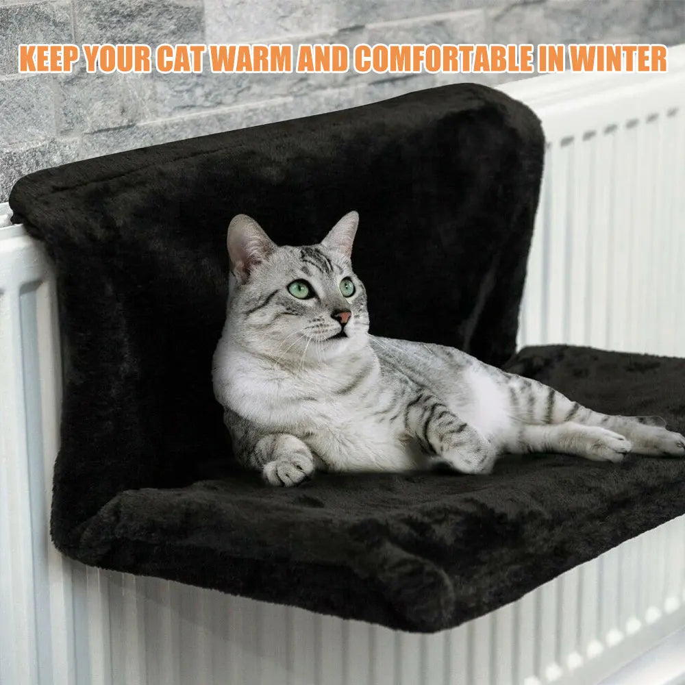Hanging Cat Hammock Pet Bed With Strong Durable Metal Frame