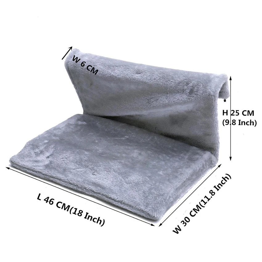 Hanging Cat Hammock Pet Bed With Strong Durable Metal Frame