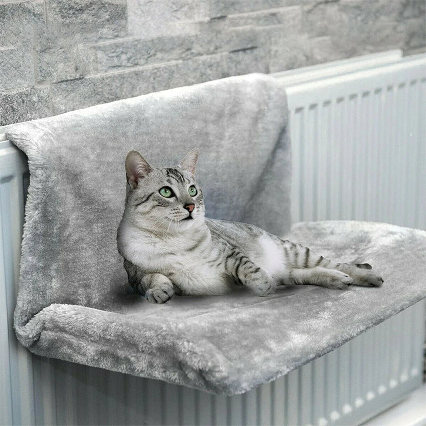 Hanging Cat Hammock Pet Bed With Strong Durable Metal Frame