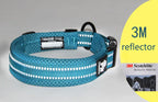 Nylon, Adjustable, Reflective Padded, Dog Collar