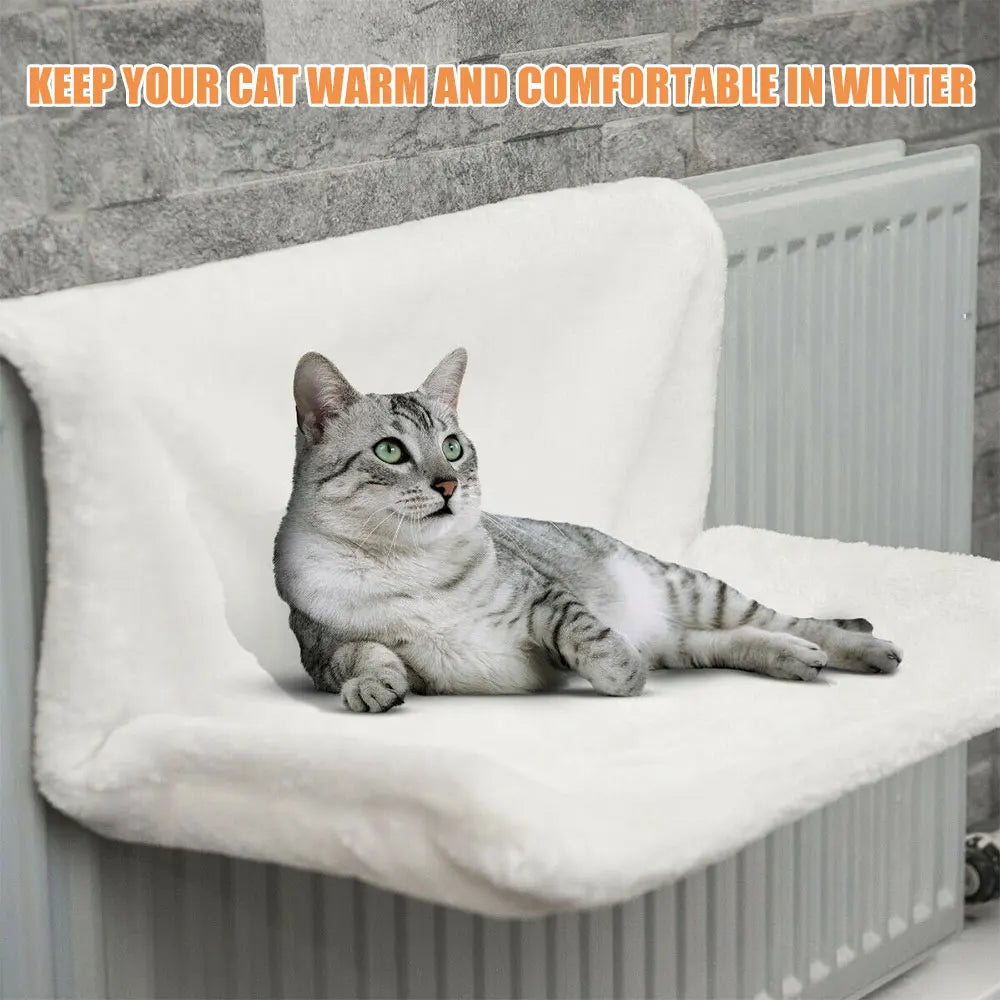 Hanging Cat Hammock Pet Bed With Strong Durable Metal Frame
