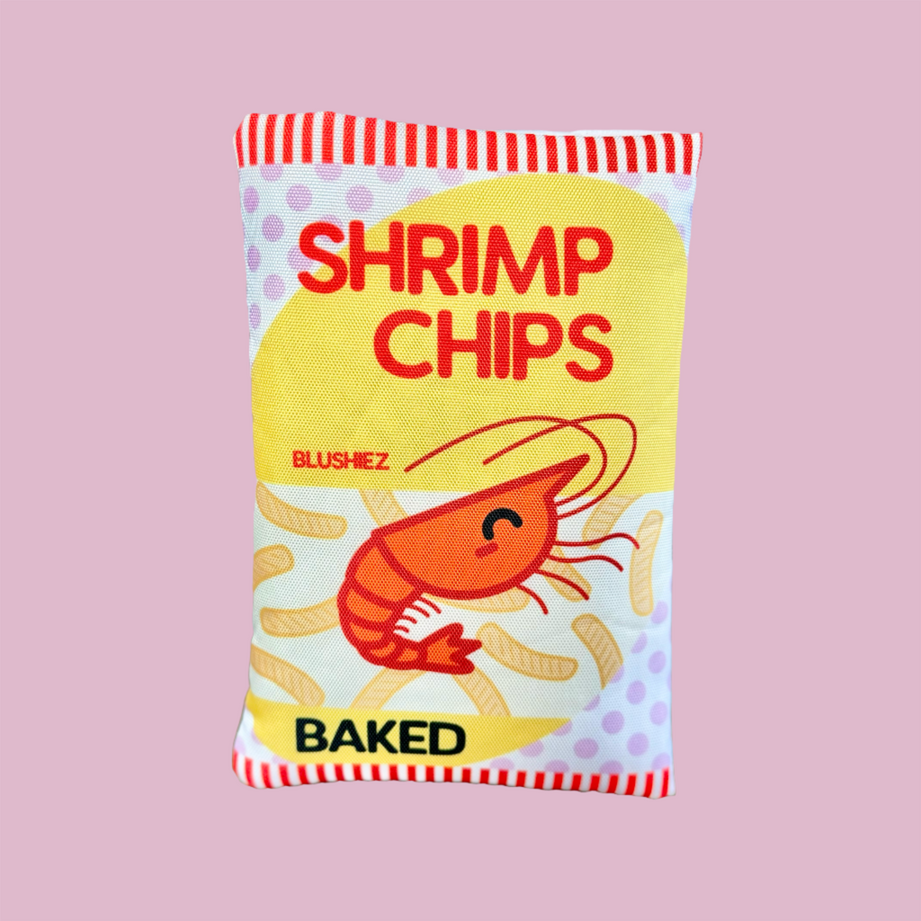 Shrimp Chips Dog Toy