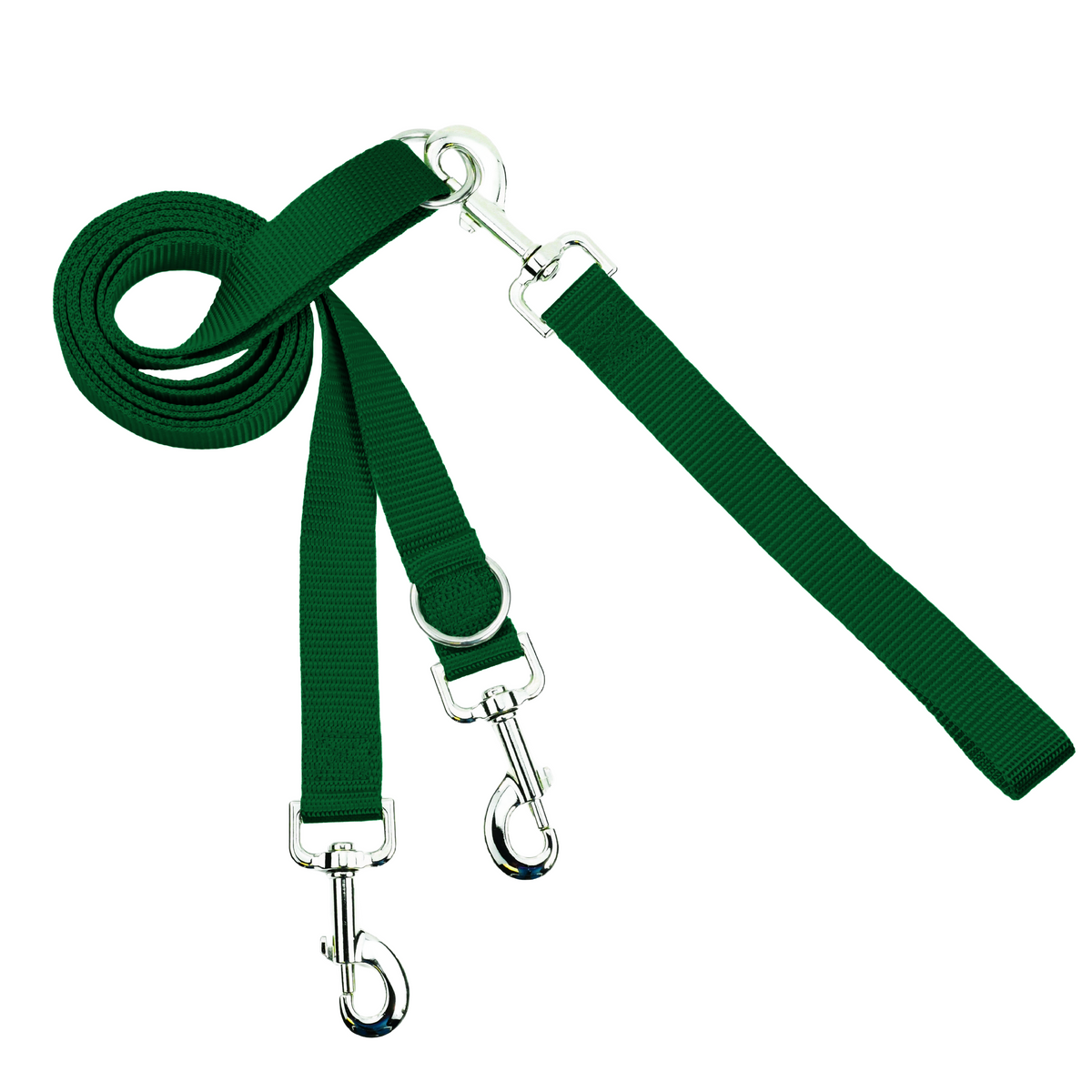 Euro Dog Leash Double Connection (Multiple Color Options)