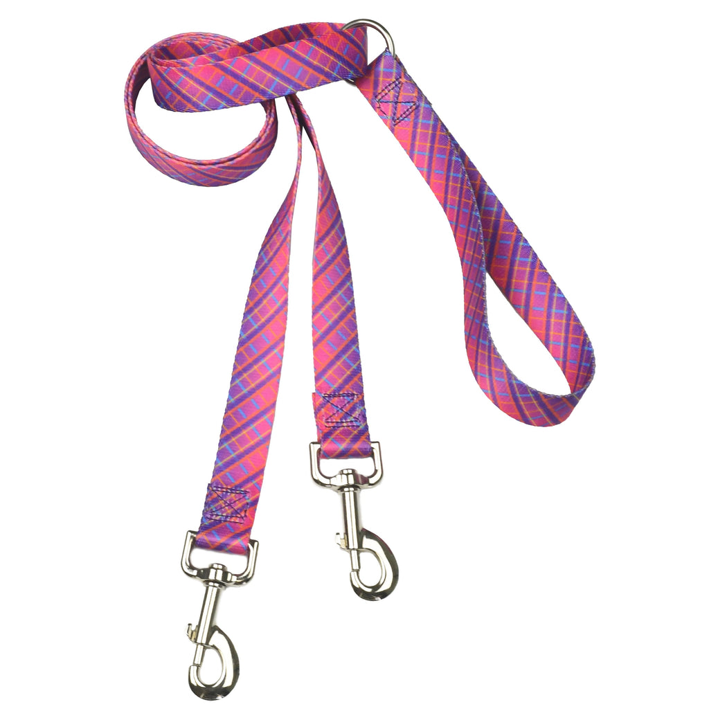 Neon Sunrise Pink Plaid Freedom No-Pull Dog Harness – EarthStyle