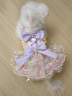 Handmade Luxury Dog Dress Princess Lace Tutu