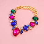Adjustable Gem Pet Necklace