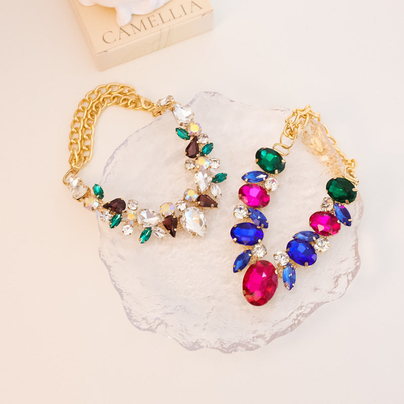 Adjustable Gem Pet Necklace