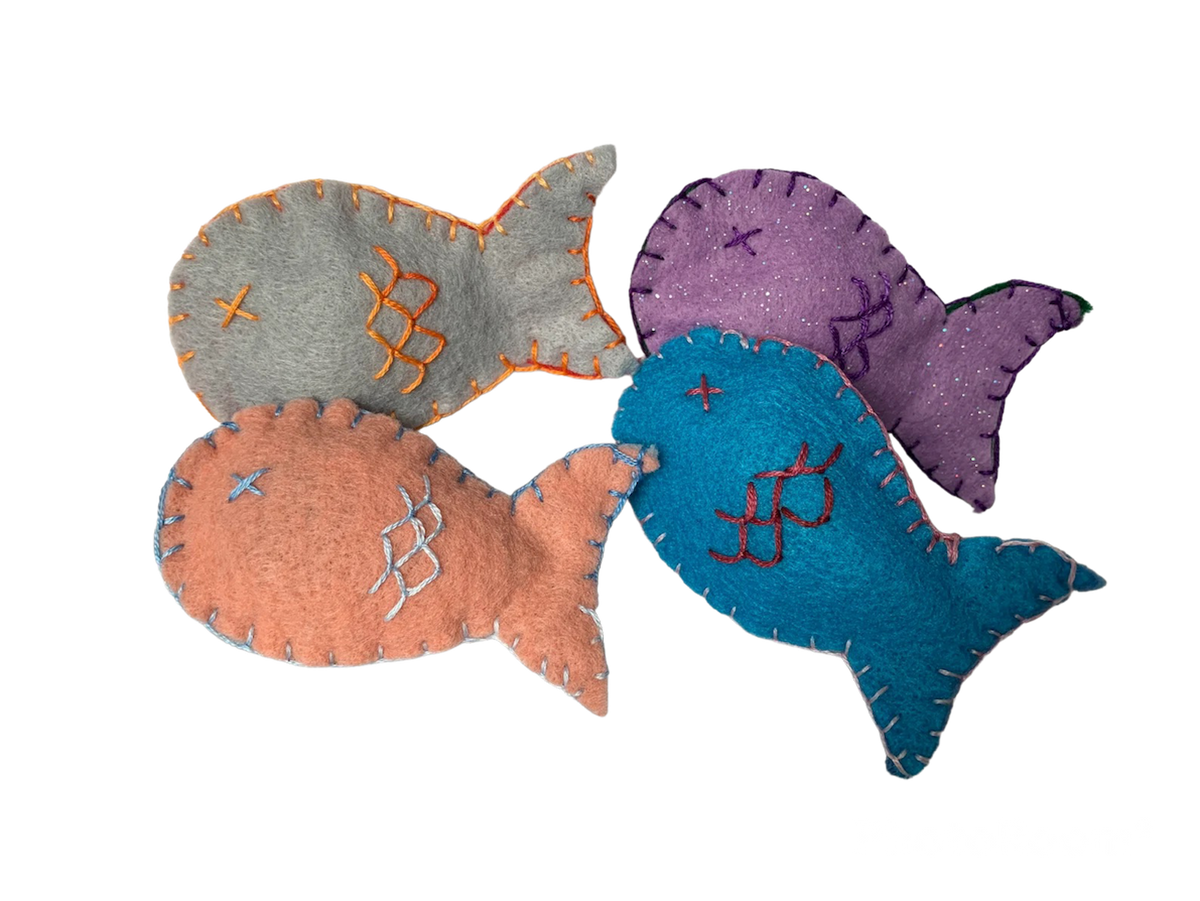 Organic Cat-Nip Fish Cat Toy!