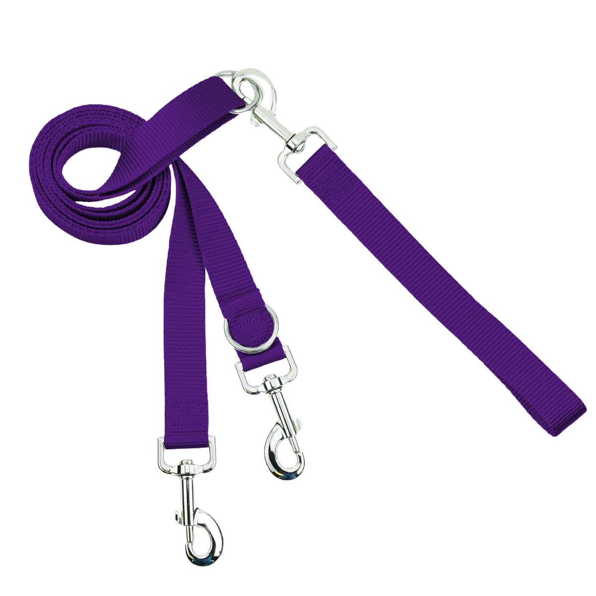 Euro Dog Leash Double Connection (Multiple Color Options)