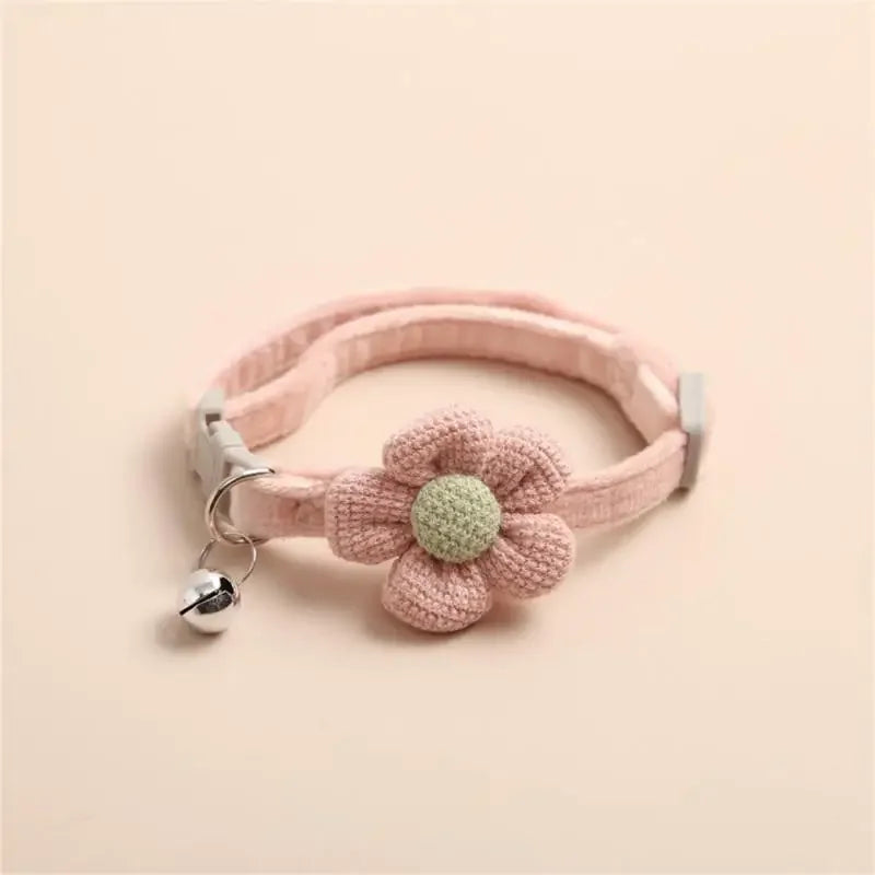 Flower Bell Collar for Cats