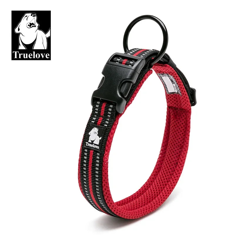 Nylon, Adjustable, Reflective Padded, Dog Collar