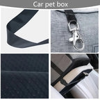 Center Console Pet Car Carrier for Cats and Dogs - Pet Travel Bag