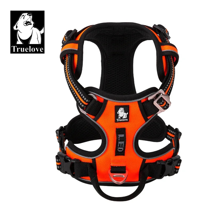 Dog Harness - Special Edition and Upgraded Version - Reflective Camouflage Nylon - Easy to Adjust