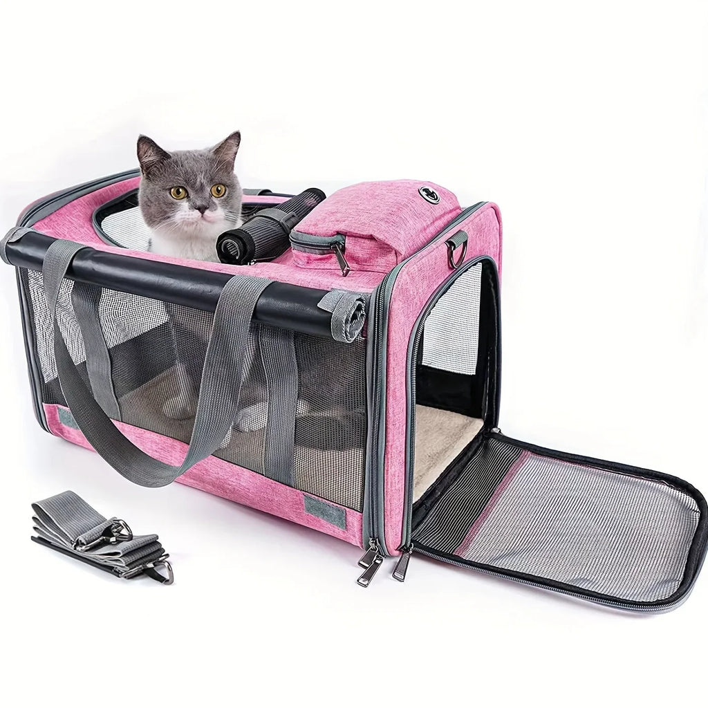 Pet Carrier for Large and Medium Cats Soft-Sided Pet Carrier for Big Medium Cats and Puppy Dog Carriers Cat Carriers