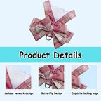 Dog and Cat Harness with Bow and D ring on back
