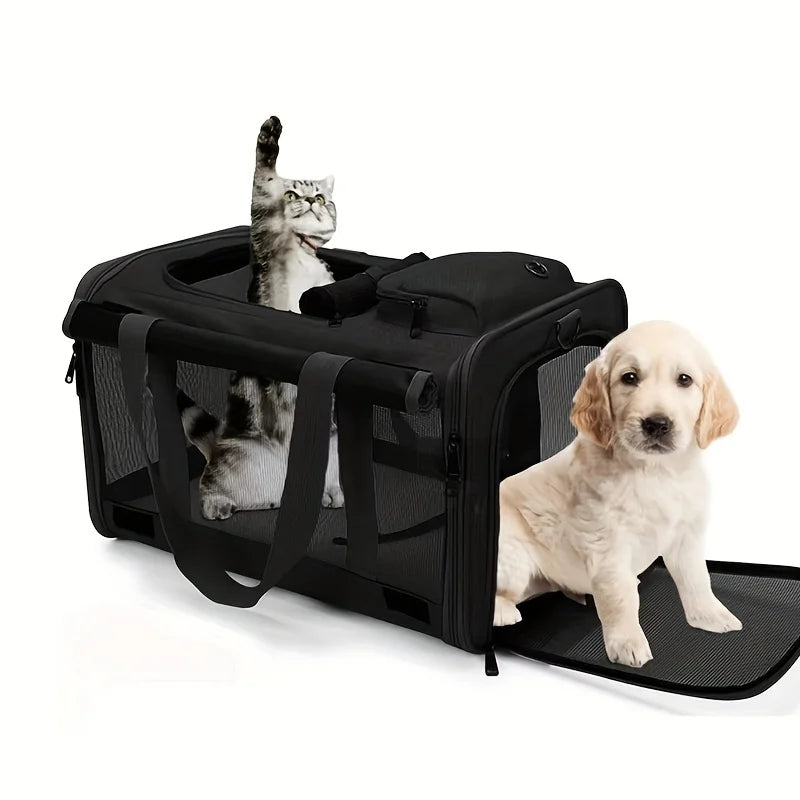 Pet Carrier for Large and Medium Cats Soft-Sided Pet Carrier for Big Medium Cats and Puppy Dog Carriers Cat Carriers