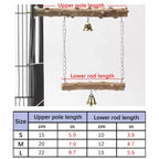 1PC Parrot suspension bridge toys, bird toys, swing supplies, claw grinding, pole standing, birdcage accessories