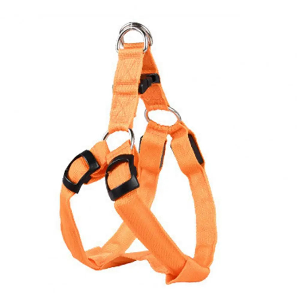 Adjustable, USB Rechargeable, LED Pet Harness - Glow-in-The-Dark Safety Harness