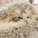 Plush Round, Warm, Soft, Comfortable Basket 2 in 1 Sleeping Bag / Bed